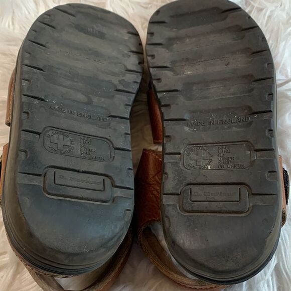 DR. MARTENS pebbled leather sandals Made in England size 13 - Picture 13 of 13